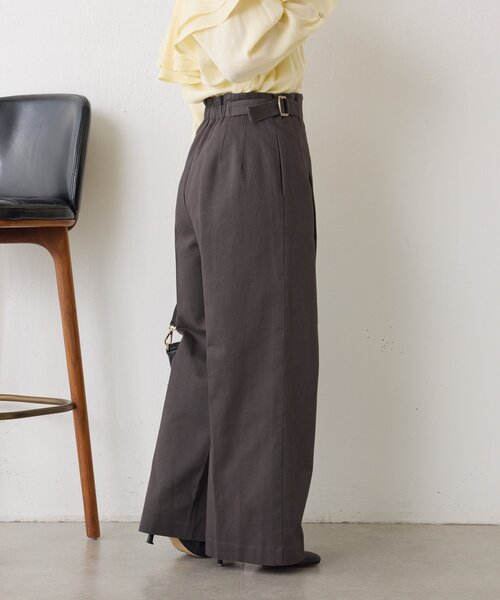 Jena espace merveilleux(ジェナ エスパスメルヴェイユ)の「サイドベルトメンパンツ(その他パンツ・レディース・チャコールグレー/ピンク/ベージュ・FREE)」の13枚目の写真
