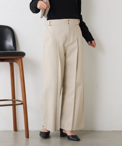 Jena espace merveilleux(ジェナ エスパスメルヴェイユ)の「サイドベルトメンパンツ(その他パンツ・レディース・チャコールグレー/ピンク/ベージュ・FREE)」の20枚目の写真
