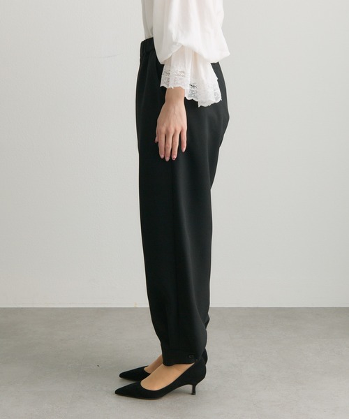PUAL CE CIN（ピュアルセシン）の「【Du noir】裾カフスパンツ（その他パンツ・レディース・ブラック・FREE）」の6枚目の写真
