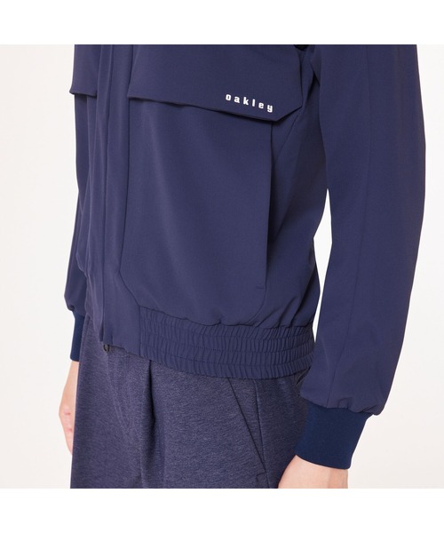 OAKLEY(オークリー)の「オークリーELEVATE RIB BLOUSON/ブルゾン/ジャケット/ゴルフ/ゴルフウェア/レディース/OAKLEY(スウェット・レディース・ホワイト/ブラック/ネイビー/ブルー系その他・L/M/S)」の20枚目の写真