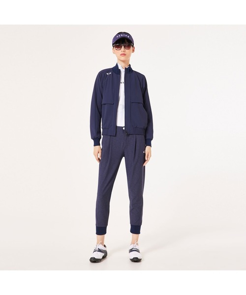 OAKLEY(オークリー)の「オークリーELEVATE RIB BLOUSON/ブルゾン/ジャケット/ゴルフ/ゴルフウェア/レディース/OAKLEY(スウェット・レディース・ホワイト/ブラック/ネイビー/ブルー系その他・L/M/S)」の18枚目の写真