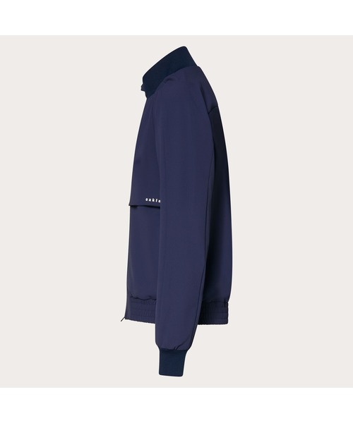 OAKLEY(オークリー)の「オークリーELEVATE RIB BLOUSON/ブルゾン/ジャケット/ゴルフ/ゴルフウェア/レディース/OAKLEY(スウェット・レディース・ホワイト/ブラック/ネイビー/ブルー系その他・L/M/S)」の14枚目の写真