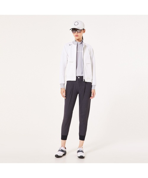 OAKLEY(オークリー)の「オークリーELEVATE RIB BLOUSON/ブルゾン/ジャケット/ゴルフ/ゴルフウェア/レディース/OAKLEY(スウェット・レディース・ホワイト/ブラック/ネイビー/ブルー系その他・L/M/S)」の12枚目の写真