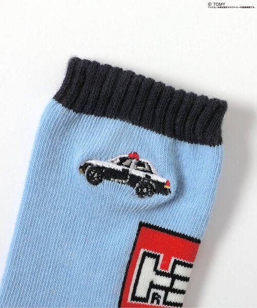 BREEZE（ブリーズ）の「WEB限定 TOMICA ソックス（ソックス/靴下・キッズ・レッド・15 /18/21）」の5枚目の写真