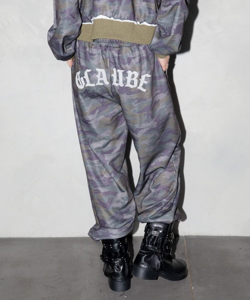 3.3 Field Trip (3.3フィールドトリップ)の「【セットアップ着用可能】3.3 Field Trip/バックワッペンスウェットパンツ(スウェットパンツ・レディース・ブラック/グリーン系カモフラージュ/レッド/グレー系カモフラージュ/グレー/ネイビー・FREE)」の6枚目の写真