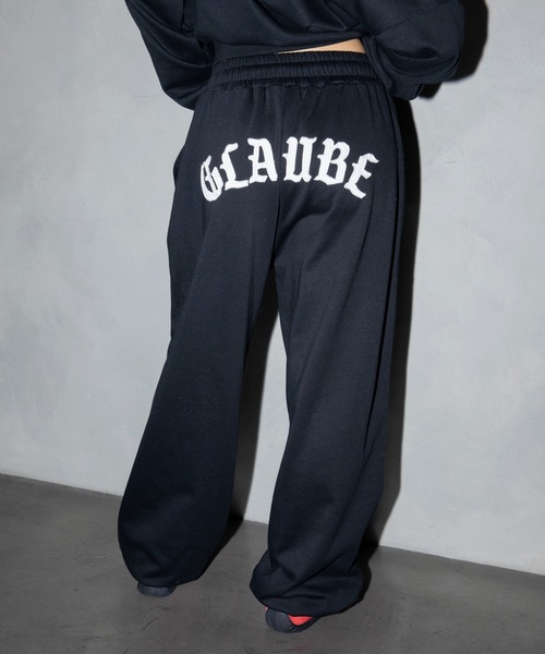 3.3 Field Trip (3.3フィールドトリップ)の「【セットアップ着用可能】3.3 Field Trip/バックワッペンスウェットパンツ(スウェットパンツ・レディース・ブラック/グリーン系カモフラージュ/レッド/グレー系カモフラージュ/グレー/ネイビー・FREE)」の2枚目の写真