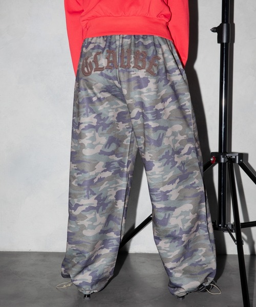 3.3 Field Trip (3.3フィールドトリップ)の「【セットアップ着用可能】3.3 Field Trip/バックワッペンスウェットパンツ(スウェットパンツ・レディース・ブラック/グリーン系カモフラージュ/レッド/グレー系カモフラージュ/グレー/ネイビー・FREE)」の17枚目の写真