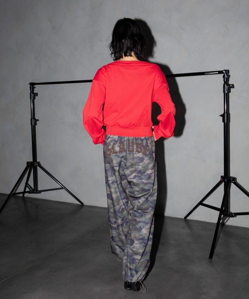 3.3 Field Trip (3.3フィールドトリップ)の「【セットアップ着用可能】3.3 Field Trip/バックワッペンスウェットパンツ(スウェットパンツ・レディース・ブラック/グリーン系カモフラージュ/レッド/グレー系カモフラージュ/グレー/ネイビー・FREE)」の14枚目の写真