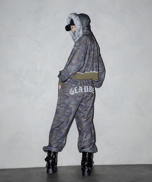 3.3 Field Trip (3.3フィールドトリップ)の「【セットアップ着用可能】3.3 Field Trip/バックワッペンスウェットパンツ(スウェットパンツ・レディース・ブラック/グリーン系カモフラージュ/レッド/グレー系カモフラージュ/グレー/ネイビー・FREE)」の21枚目の写真