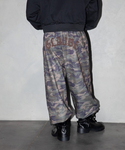 3.3 Field Trip (3.3フィールドトリップ)の「【セットアップ着用可能】3.3 Field Trip/バックワッペンスウェットパンツ(スウェットパンツ・レディース・ブラック/グリーン系カモフラージュ/レッド/グレー系カモフラージュ/グレー/ネイビー・FREE)」の10枚目の写真