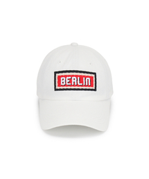 MAUER（マウアー）の「BERLIN EMBROIDED CAP 01_WH（キャップ）」