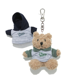 PHYSICAL DEPARTMENT（フィジカル デパートメント）の「[2PACK] マンデールーチン ベア キーリング_ベージュ（キーケース/キーアクセサリー）」