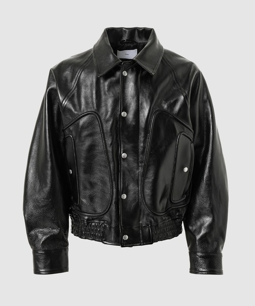 SUGARHILL(シュガーヒル)の「SHRINK BOMBER JACKET(その他アウター・メンズ・ブラック・1)」の1枚目の写真