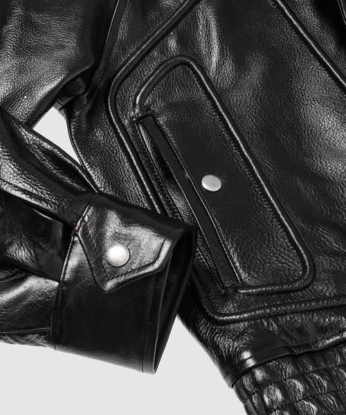 SUGARHILL(シュガーヒル)の「SHRINK BOMBER JACKET(その他アウター・メンズ・ブラック・1)」の3枚目の写真