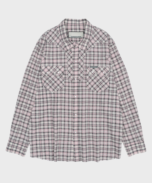 THEVINYLHOUSE(ザバイニルハウス)の「WESTERN CHECK SHIRTS PINK (VH2ESUW321A)(シャツ/ブラウス・メンズ・その他・L/M/S)」の1枚目の写真