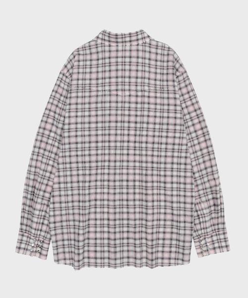 THEVINYLHOUSE(ザバイニルハウス)の「WESTERN CHECK SHIRTS PINK (VH2ESUW321A)(シャツ/ブラウス・メンズ・その他・L/M/S)」の2枚目の写真