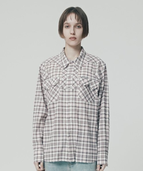 THEVINYLHOUSE(ザバイニルハウス)の「WESTERN CHECK SHIRTS PINK (VH2ESUW321A)(シャツ/ブラウス・メンズ・その他・L/M/S)」の4枚目の写真