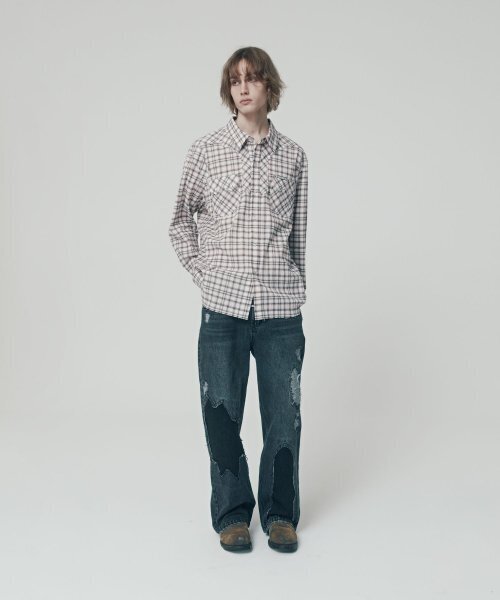 THEVINYLHOUSE(ザバイニルハウス)の「WESTERN CHECK SHIRTS PINK (VH2ESUW321A)(シャツ/ブラウス・メンズ・その他・L/M/S)」の5枚目の写真