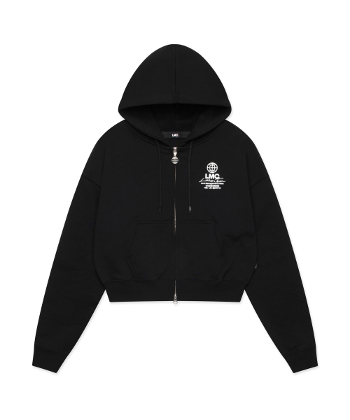 LMCの「WM SIGNATURE COMBO ZIP-UP HOODIE black(パーカー・レディース・その他・S/M)」の1枚目の写真
