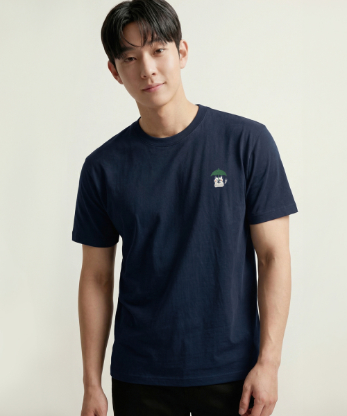 OKSTAR(オクスター)の「レーンニット刺繍半袖(Tシャツ/カットソー・レディース・ブラック/カーキ/グレー/ダークグリーン/クリーム/ホワイト/ライトグレー/ネイビー/ダークブルー/ダークグレー/ライトベージュ・SMALL/MEDIUM/LARGE/X-LARGE/2XL/3XL/4XL)」の12枚目の写真