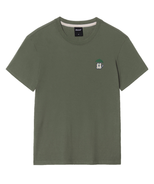 OKSTAR(オクスター)の「レーンニット刺繍半袖(Tシャツ/カットソー・レディース・ブラック/カーキ/グレー/ダークグリーン/クリーム/ホワイト/ライトグレー/ネイビー/ダークブルー/ダークグレー/ライトベージュ・SMALL/MEDIUM/LARGE/X-LARGE/2XL/3XL/4XL)」の22枚目の写真
