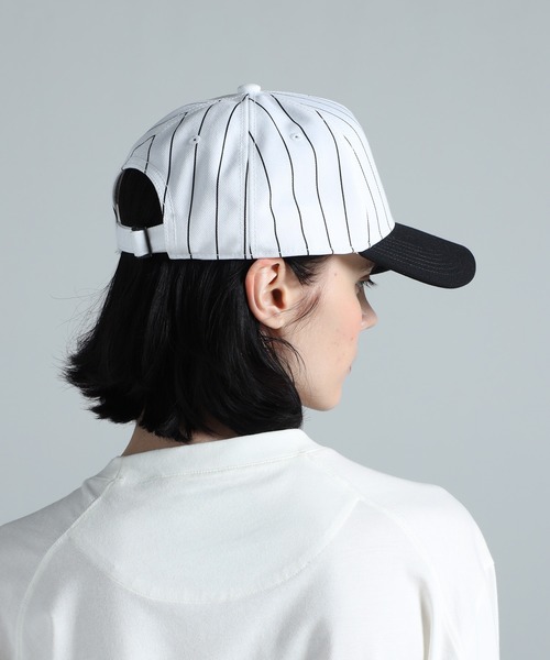 Y-3（ワイスリー）の「Y-3 PINSTRIPE CAP（キャップ・メンズ・ホワイト系その他・MEDIUM/SMALL/LARGE）」の2枚目の写真