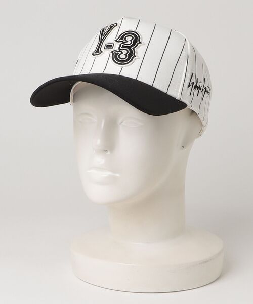 Y-3（ワイスリー）の「Y-3 PINSTRIPE CAP（キャップ・メンズ・ホワイト系その他・MEDIUM/SMALL/LARGE）」の3枚目の写真