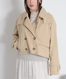 cepo | 〈2way〉フーディーショートトレンチコート(トレンチコート)