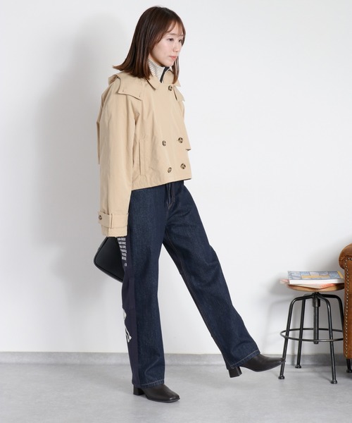 cepo（セポ）の「〈2way〉フーディーショートトレンチコート（トレンチコート・レディース・オフホワイト/ベージュ・M）」の17枚目の写真