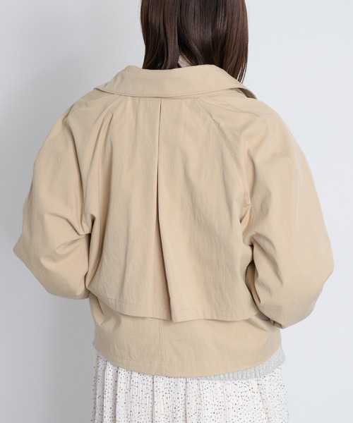 cepo（セポ）の「〈2way〉フーディーショートトレンチコート（トレンチコート・レディース・オフホワイト/ベージュ・M）」の6枚目の写真