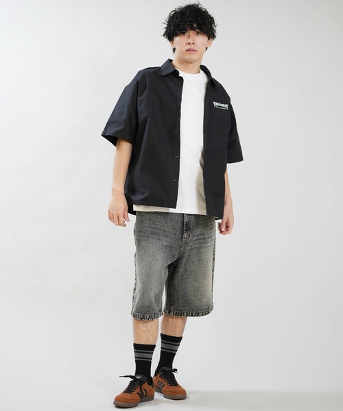 THRASHER（スラッシャー）の「THRASHER/スラッシャー 半袖シャツ 262TH1SH090（シャツ/ブラウス・メンズ・スミクロ/グレー・XL/L/M）」の6枚目の写真