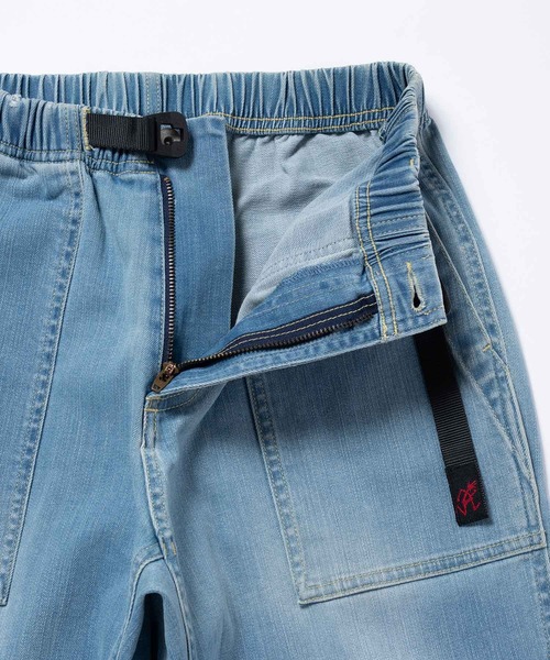 Gramicci(グラミチ)の「STRETCH DENIM LOOSE TAPERED RIDGE PANT|ストレッチデニムルーズテーパードリッジパンツ(デニムパンツ・メンズ・ワンウォッシュ/ライトインディゴブルー/ダークインディゴブルー・XXL/XS/M/XL/S/L)」の11枚目の写真