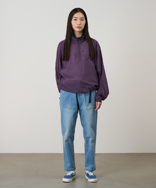 Gramicci(グラミチ)の「STRETCH DENIM LOOSE TAPERED RIDGE PANT|ストレッチデニムルーズテーパードリッジパンツ(デニムパンツ・メンズ・ワンウォッシュ/ライトインディゴブルー/ダークインディゴブルー・XXL/XS/M/XL/S/L)」の5枚目の写真