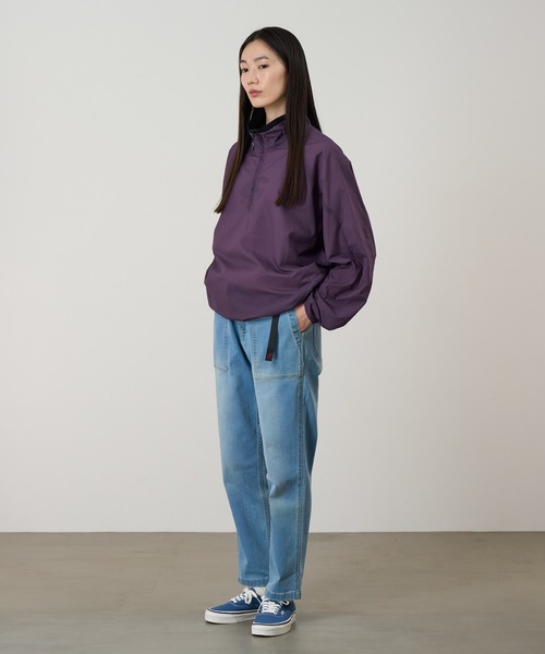 Gramicci(グラミチ)の「STRETCH DENIM LOOSE TAPERED RIDGE PANT|ストレッチデニムルーズテーパードリッジパンツ(デニムパンツ・メンズ・ワンウォッシュ/ライトインディゴブルー/ダークインディゴブルー・XXL/XS/M/XL/S/L)」の6枚目の写真