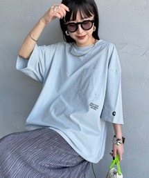 Marmot（マーモット）の「[Marmot マーモット] 別注 ドローコード付き ポケットロゴTシャツ【追加】（Tシャツ/カットソー）」