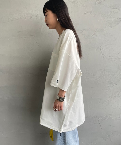 MARMOT（マーモット）の「【WEB先行予約】[Marmot/マーモット] 別注 ドローコード付き ポケットロゴTシャツ（Tシャツ/カットソー・レディース・ブラック/グレー/ダークブラウン/ホワイト・XL/L/M/S）」の20枚目の写真