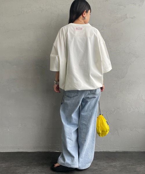 MARMOT（マーモット）の「【WEB先行予約】[Marmot/マーモット] 別注 ドローコード付き ポケットロゴTシャツ（Tシャツ/カットソー・レディース・ブラック/グレー/ダークブラウン/ホワイト・XL/L/M/S）」の15枚目の写真