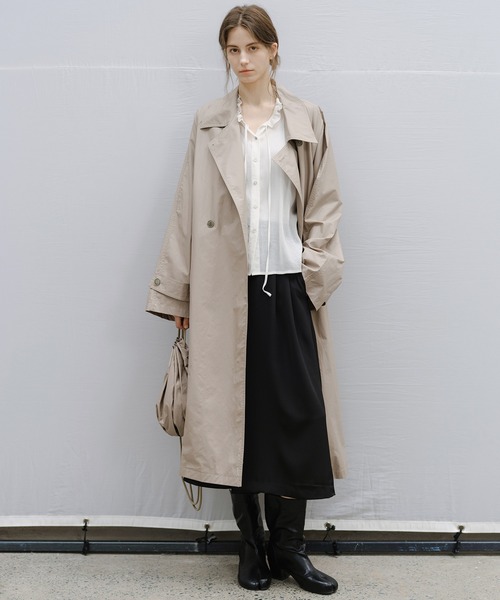 tageechita(タジチタ)の「【tageechita】クロップド ワイドキュロットパンツ(スラックス・レディース・ブラック・L/M/S)」の21枚目の写真