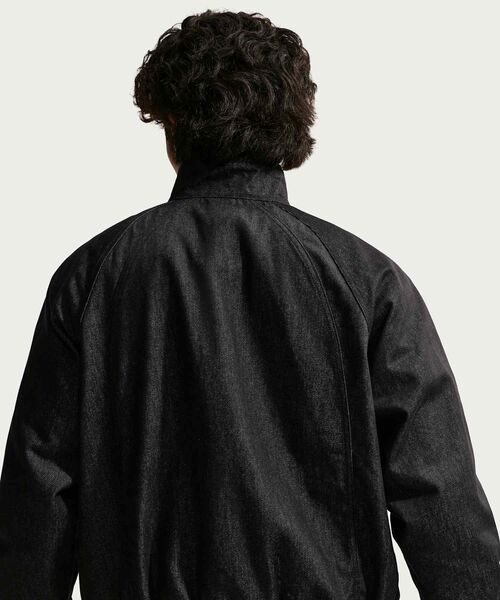 NIKE SB(ナイキエスビー)の「ナイキ SB デニム フルジップ トラックジャケット / Nike SB Denim Full-Zip Track Jacket IH1989-010 Black(ブルゾン・メンズ・ブラック・L/S/M/XL/2XL)」の3枚目の写真