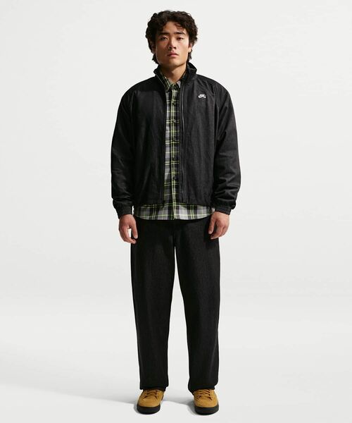NIKE SB(ナイキエスビー)の「ナイキ SB デニム フルジップ トラックジャケット / Nike SB Denim Full-Zip Track Jacket IH1989-010 Black(ブルゾン・メンズ・ブラック・L/S/M/XL/2XL)」の5枚目の写真