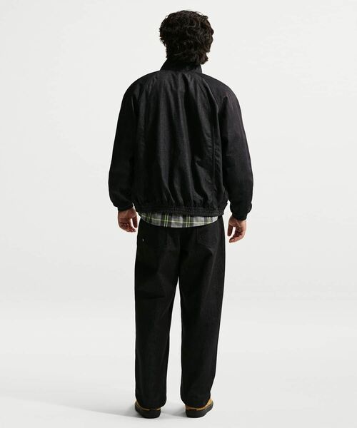 NIKE SB(ナイキエスビー)の「ナイキ SB デニム フルジップ トラックジャケット / Nike SB Denim Full-Zip Track Jacket IH1989-010 Black(ブルゾン・メンズ・ブラック・L/S/M/XL/2XL)」の2枚目の写真