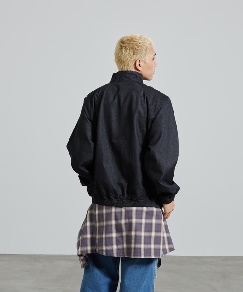 NIKE SB(ナイキエスビー)の「ナイキ SB デニム フルジップ トラックジャケット / Nike SB Denim Full-Zip Track Jacket IH1989-010 Black(ブルゾン・メンズ・ブラック・L/S/M/XL/2XL)」の6枚目の写真