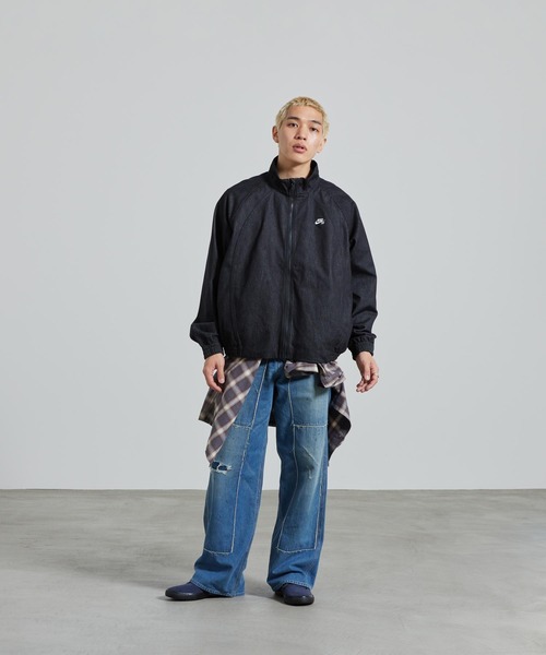 NIKE SB(ナイキエスビー)の「ナイキ SB デニム フルジップ トラックジャケット / Nike SB Denim Full-Zip Track Jacket IH1989-010 Black(ブルゾン・メンズ・ブラック・L/S/M/XL/2XL)」の7枚目の写真