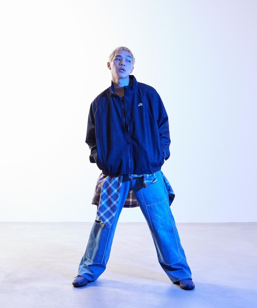 NIKE SB(ナイキエスビー)の「ナイキ SB デニム フルジップ トラックジャケット / Nike SB Denim Full-Zip Track Jacket IH1989-010 Black(ブルゾン・メンズ・ブラック・L/S/M/XL/2XL)」の13枚目の写真