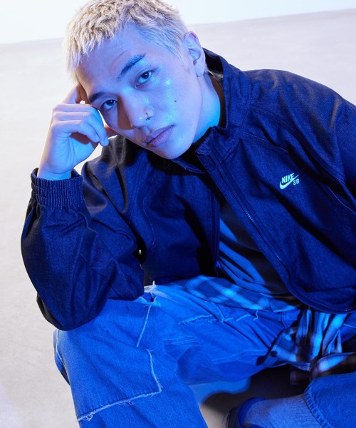 NIKE SB(ナイキエスビー)の「ナイキ SB デニム フルジップ トラックジャケット / Nike SB Denim Full-Zip Track Jacket IH1989-010 Black(ブルゾン・メンズ・ブラック・L/S/M/XL/2XL)」の12枚目の写真