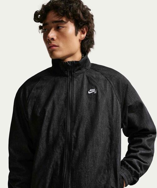 NIKE SB(ナイキエスビー)の「ナイキ SB デニム フルジップ トラックジャケット / Nike SB Denim Full-Zip Track Jacket IH1989-010 Black(ブルゾン・メンズ・ブラック・L/S/M/XL/2XL)」の14枚目の写真