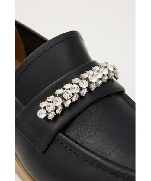 STACCATO（スタッカート）の「ｵｰﾘﾝﾍﾞﾙﾄﾌﾟﾗｯﾄﾌｫｰﾑ（ローファー・レディース・ブラック/シルバー・22.5cm/23.0cm/23.5cm/24.0cm/24.5cm）」の10枚目の写真