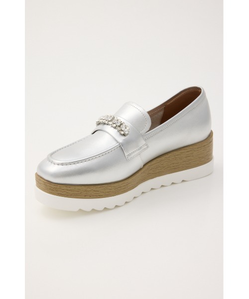 STACCATO（スタッカート）の「ｵｰﾘﾝﾍﾞﾙﾄﾌﾟﾗｯﾄﾌｫｰﾑ（ローファー・レディース・ブラック/シルバー・22.5cm/23.0cm/23.5cm/24.0cm/24.5cm）」の19枚目の写真