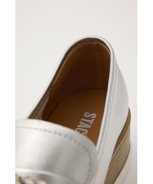 STACCATO（スタッカート）の「ｵｰﾘﾝﾍﾞﾙﾄﾌﾟﾗｯﾄﾌｫｰﾑ（ローファー・レディース・ブラック/シルバー・22.5cm/23.0cm/23.5cm/24.0cm/24.5cm）」の22枚目の写真