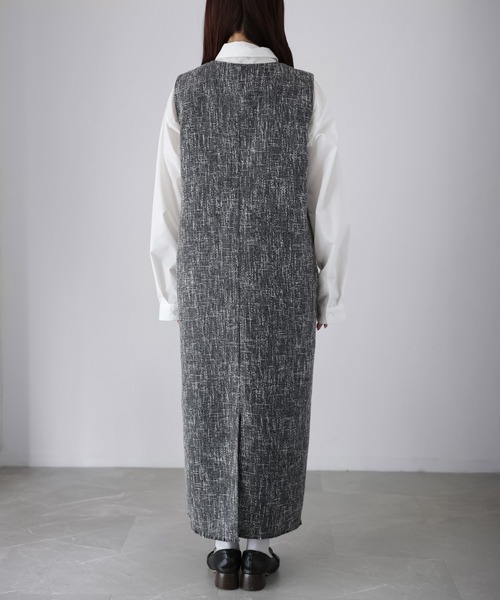 Riberry（リベリー）の「ツイードジャンパースカート（ジャンパースカート・レディース・アイボリー/ブラック・FREE）」の21枚目の写真